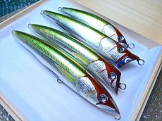 Photo4: 200-JAK-DV-POP.WG-X純銀箔鰺魚/F (4)